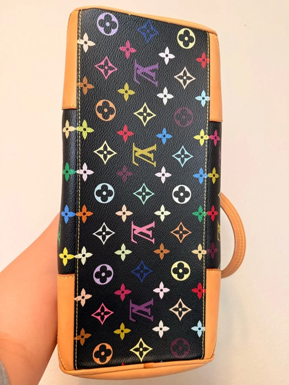 Limited Edition Louis Vuitton Claudia in Noir Monogram Multicolor AS2140